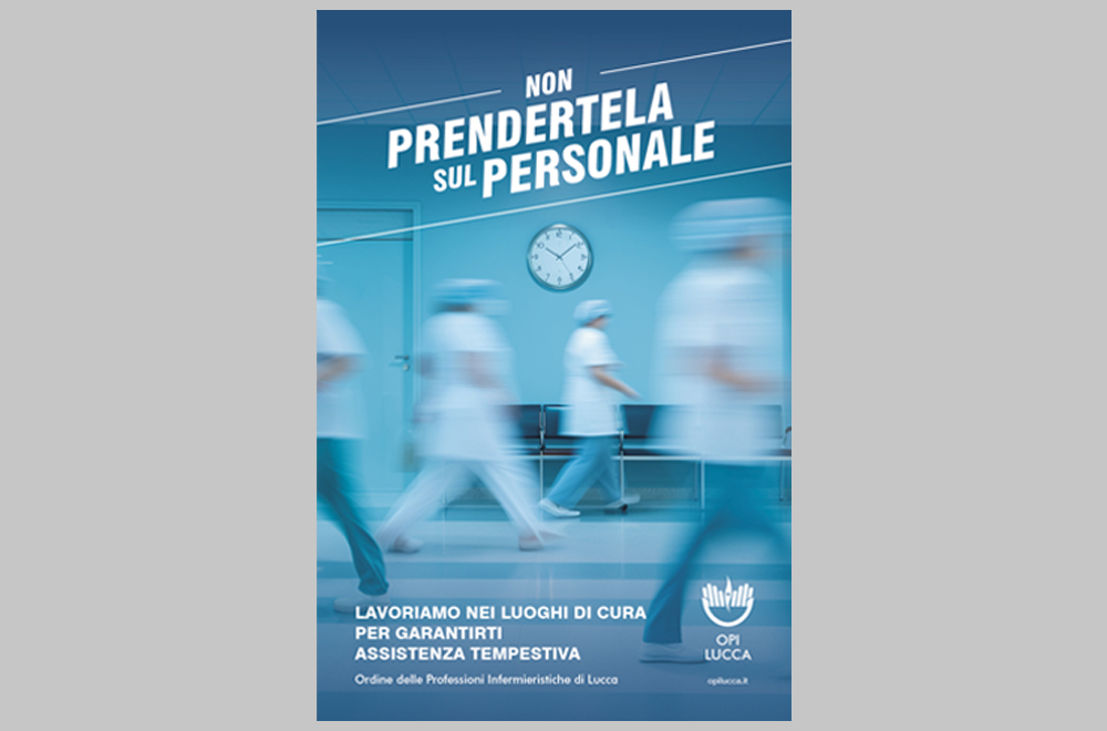 Campagna "Non prendertela sul personale" per OPI Lucca