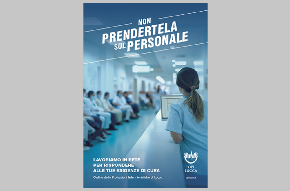 Campagna "Non prendertela sul personale" per OPI Lucca